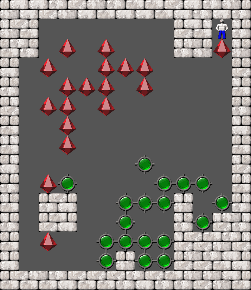 Сокобан More Bugs collections уровень 443